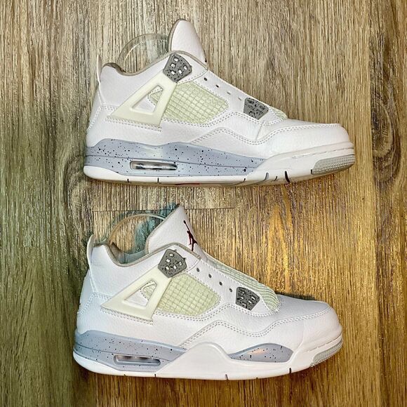 Size 6.5 - Jordan 4 Retro Mid White Oreo CT8527-100 - Picture 4 of 11